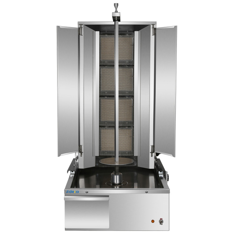 Commercial Gas Doner Kebab Machine 4 Burner 100kg 10.32kW Natural Gas | CaterEq CECGAR950Q
