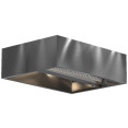 Commercial Island Canopy Hood with Stainless Steel Baffle Filters 3000 x 1300 x 350mm | CaterEq CECH20300S Commercial Island Canopy Hood with Stainless Steel Baffle Filters 3000 x 1300 x 350mm | CaterEq CECH20300S