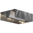 Commercial Island Canopy Hood with Stainless Steel Baffle Filters 3000 x 1300 x 350mm | CaterEq CECH20300S Commercial Island Canopy Hood with Stainless Steel Baffle Filters 3000 x 1300 x 350mm | CaterEq CECH20300S