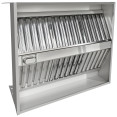 Commercial Island Canopy Hood with Stainless Steel Baffle Filters 3000 x 1300 x 350mm | CaterEq CECH20300S Commercial Island Canopy Hood with Stainless Steel Baffle Filters 3000 x 1300 x 350mm | CaterEq CECH20300S