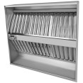 Commercial Island Canopy Hood with Stainless Steel Baffle Filters 3000 x 1300 x 350mm | CaterEq CECH20300S Commercial Island Canopy Hood with Stainless Steel Baffle Filters 3000 x 1300 x 350mm | CaterEq CECH20300S
