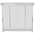 Commercial Island Canopy Hood with Stainless Steel Baffle Filters 3000 x 1300 x 350mm | CaterEq CECH20300S Commercial Island Canopy Hood with Stainless Steel Baffle Filters 3000 x 1300 x 350mm | CaterEq CECH20300S