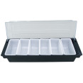 Garnish Tray / Condiment Holder with Lid 6 Compartments - CECHC46