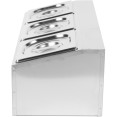 Commercial Condiment Holder including 3xGN1/6-100mm pans & lids - CECHD03A