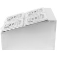 Commercial Condiment Holder including 4xGN1/6-100mm pans & fliptop lids - CECHD04BPCFL