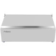 Commercial Condiment Holder with lid including 3xGN1/4-150mm containers Stainless steel - CECHE03ADFL