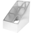 Commercial Condiment Pan Holder including 3xGN1/6 + 3xGN1/9 pans & ladles - CECHM01PCFL