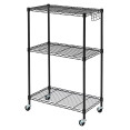 2-in-1 Convertible 6 Tier Wire Shelving Unit Black 750x350x1800mm| CaterEq CECJ7535180B6E 2-in-1 Convertible 6 Tier Wire Shelving Unit Black 750x350x1800mm| CaterEq CECJ7535180B6E