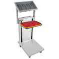 Commercial Spring-Adjustable Cantilever Tray Trolley with Flatware Holder for 460 × 360mm Trays | CaterEq CECLT4535FH