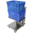 Commercial Cantilever Trolley for 600 × 400mm Euro Boxes & Baking Trays Spring Adjustable | CaterEq CECLT6040
