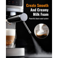 Commercial Espresso Coffee Machine 1350W 20 Bar Stainless Steel | CaterEq CECM1661