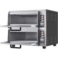 Commercial Double Pizza oven Electric 2 chamber 520x500mm Digital controls 5kW - CEKNGCP04 Commercial Double Pizza oven Electric 2 chamber 520x500mm Digital controls 5kW - CEKNGCP04