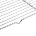 Commercial Stainless Steel Cooling Wire Rack for 33x23cm Baking Tray 290x210x15mm | CaterEq CECR3323