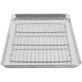 Commercial Stainless Steel Cooling Wire Rack for 60x40cm Baking Tray 530x330x15mm | CaterEq CECR6040 Commercial Stainless Steel Cooling Wire Rack for 60x40cm Baking Tray 530x330x15mm | CaterEq CECR6040