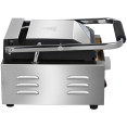 Commercial Single Contact Panini Grill 1800W Ribbed Top & Bottom Plates Digital Timer | CaterEq CECU600 Commercial Single Contact Panini Grill 1800W Ribbed Top & Bottom Plates Digital Timer | CaterEq CECU600
