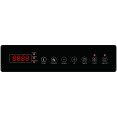 Commercial Countertop Double Front-to-Back Induction Cooker with Legs 7000W (3500W+3500W) Touch Control Hardwired | CaterEq CECX006