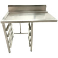 Commercial Stainless Steel Worktable for Rack Conveyor Dishwasher Left Side 1000 x 760 x 880mm | CaterEq CEDAVS136 Commercial Stainless Steel Worktable for Rack Conveyor Dishwasher Left Side 1000 x 760 x 880mm | CaterEq CEDAVS136