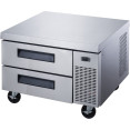 Commercial Refrigerated Chef Base 2 Drawer GN 1/1 Compatible 915×820×635mm | CaterEq CEDCB36