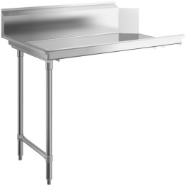 Commercial Stainless steel Pass Through Dishwasher Table Left 1219mm Width - CEDCOT3048LEFT