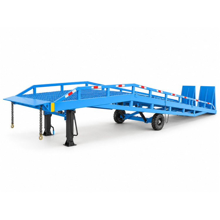 Commercial 10 Tonne Manual Hydraulic Mobile Dock Ramp 11300 x 2100mm | CaterEq CEDCQG