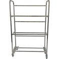 Commercial Drip Dry Trolley for Dishwasher baskets Stainless steel 30 baskets 1070x470x1705mm - CEDDT30