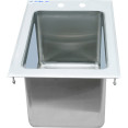Drop-in Sink 1 bowl Stainless steel - CEDIS1DB101410 Drop-in Sink 1 bowl Stainless steel - CEDIS1DB101410