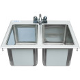 Drop-in Sink 2 bowls Stainless steel - CEDIS2DB101410 Drop-in Sink 2 bowls Stainless steel - CEDIS2DB101410