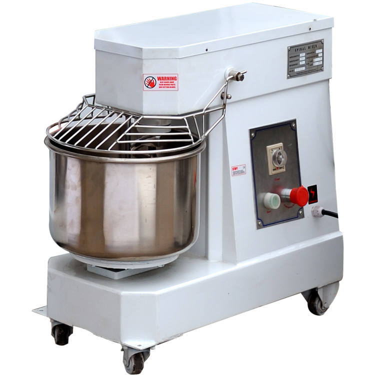 Professional Spiral dough mixer 10 litres Fixed head Fixed bowl 1 speed - CEDN10