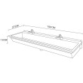 Commercial Wall Mounted Stainless Steel Hand Wash Trough Sink with Twin Taps 1500×370×130mm | CaterEq CEDNG404