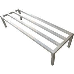 Commercial Aluminium Dunnage Rack 1524x508x305mm 750kg loading - CEDR15230