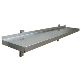 Height Adjustable Wall shelf 1 level 600x300x350mm Stainless steel - CEVWS631