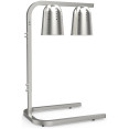 Double Head Freestanding Warming Lamp Infrared Food Warmer 470×360×759mm Silver Finish | CaterEq CEDS570 Double Head Freestanding Warming Lamp Infrared Food Warmer 470×360×759mm Silver Finish | CaterEq CEDS570