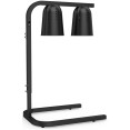 Double Head Freestanding Warming Lamp Infrared Food Warmer 470×360×759mm Black Finish | CaterEq CEDS571 Double Head Freestanding Warming Lamp Infrared Food Warmer 470×360×759mm Black Finish | CaterEq CEDS571
