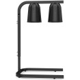 Double Head Freestanding Warming Lamp Infrared Food Warmer 470×360×759mm Black Finish | CaterEq CEDS571 Double Head Freestanding Warming Lamp Infrared Food Warmer 470×360×759mm Black Finish | CaterEq CEDS571