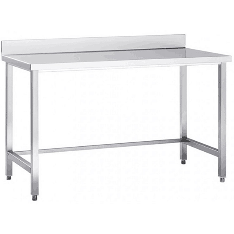 B GRADE Professional Work table Stainless steel No bottom shelf Upstand 1500x700x965mm - DW7150 B GRADE
