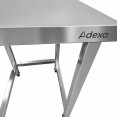 Commercial Stainless Steel Work Table 600 x 600 x 900mm | CaterEq CEDW6060WO