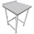 Commercial Stainless Steel Work Table with 50mm Backsplash 600 x 600 x 950mm | CaterEq CEDW6060