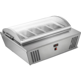 Professional Gelato & Ice Cream Serving Display Counter 85 litres Stainless Steel - CEDW675
