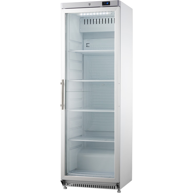 400lt Commercial Refrigerator Stainless steel Upright cabinet Single Glass door - CEDWR400GSS