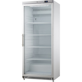 600lt Commercial Refrigerator Stainless Steel Upright cabinet Single glass door - CEDWR600GSS