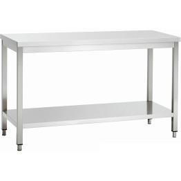 Professional Work table Stainless steel Bottom shelf 600x600x850mm - CEVT66SL