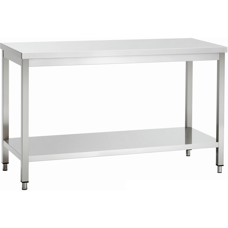 B GRADE Professional Work table Stainless steel Bottom shelf 1200x600x850mm - THATS126 B GRADE 