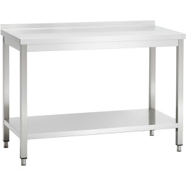 Professional Work table Stainless steel Bottom shelf Upstand 600x600x900mm - CETHATS66A