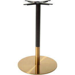 Black & Gold Table base Round Ø430mm Standard height - CEE012