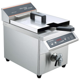 Commercial Countertop Induction Fryer 8L 3kW Single Tank | CaterEq CEE350Z8F