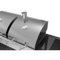 Commercial Gas & Charcoal Combo BBQ Grill with Double Hood, Cabinet & Side Shelves 1625×685×1230mm | CaterEq CEE42ZJ10S42M00T00ZT Commercial Gas & Charcoal Combo BBQ Grill with Double Hood, Cabinet & Side Shelves 1625×685×1230mm | CaterEq CEE42ZJ10S42M00T00ZT