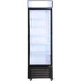 Commercial Display Refrigerator with Single Glass door 375 litres Black | CaterEq CEEC600