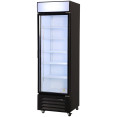 Commercial Display Refrigerator with Single Glass door 375 litres Black | CaterEq CEEC600