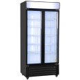 Commercial Display Refrigerator with Double Glass door 590 litres Black | CaterEq CEEC900