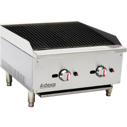 Professional Natural Gas Chargrill 2 burners 15kW - CEECB24S